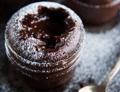 Chocolate Fondant and Frozen Yogurt